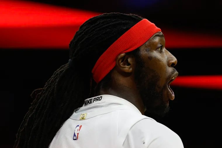 Sixers center Montrezl Harrell averaged 5.6 points and 2.8 rebounds this past season.