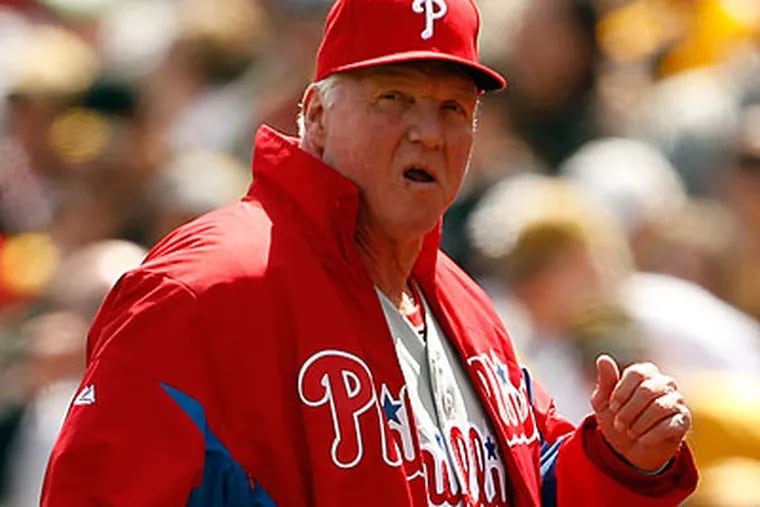 "Right now, I'm trying to put the best lineup on the field," Charlie Manuel admitted. (Yong Kim/Staff Photographer)