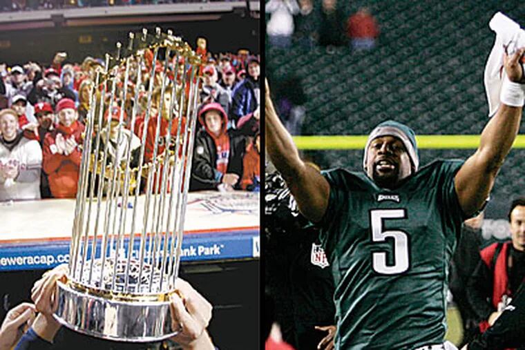 If the Eagles can capture some of the Phillies' postseason magic, the city of Philadelphia will be in for a once-in-a-lifetime year. (Staff photos)
