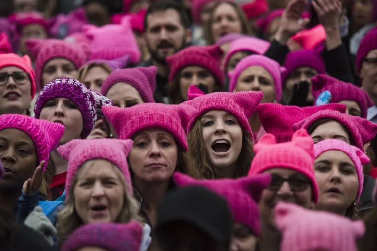 Crowds gather for the Women's March on Washington