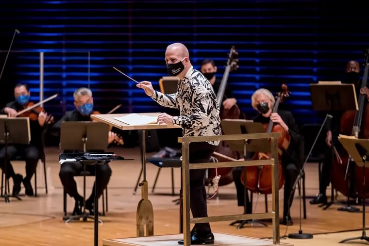 Music Director Yannick Nezet-Seguin leads The Philadelphia Orchestra in Jessie Montgomery's "Starburst," on this week's Digital Stage presentation along with Mahler's Symphony No. 4 arranged for a chamber orchestra and featuring soprano Janai Brugger.