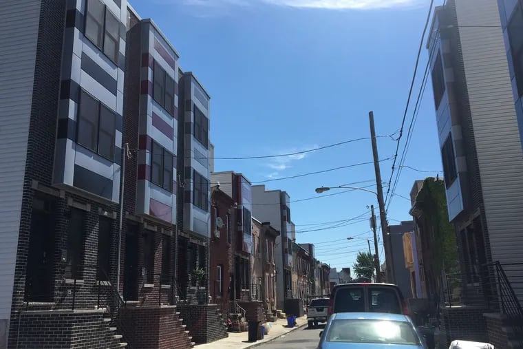 Councilman Kenyatta Johnson's bill seeks to regulate bay windows and balconies in and around the Point Breeze and Grays Ferry neighborhoods. An example of such bay windows are pictured in Point Breeze.