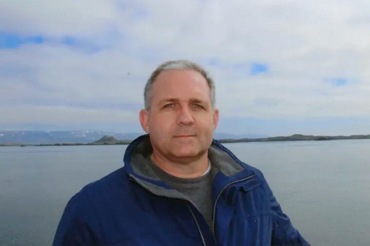 This undated photo provided by the Whelan family shows Paul Whelan in Iceland. Whelan, a former U.S. Marine arrested in Russia on espionage charges, was visiting Moscow over the holidays to attend a wedding when he suddenly disappeared, his brother said Tuesday, Jan. 1, 2019.