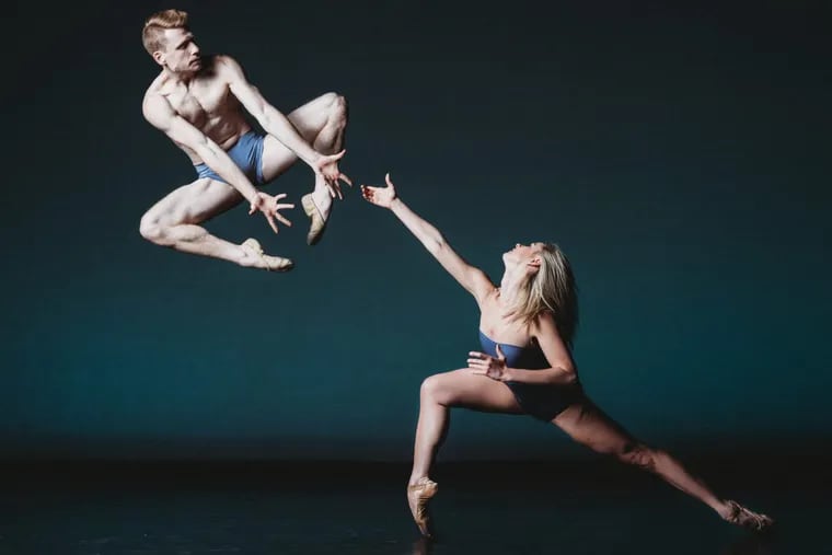 Daniel Mayo and Skyler Lubin in BalletX’s “Beautiful Decay.”