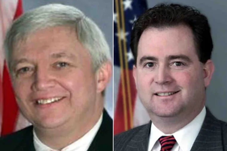 State House Minority Leader Frank Dermody (D., Allegheny), left, selected former House Speaker Keith McCall (D., Carbon) to serve on the board. The Republican House majority then opened fire.