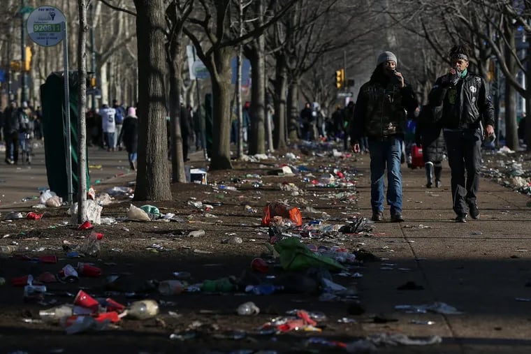 One day after the epic parade celebrating the Eagles Super Bowl victory, city officials were  reckoning with the aftermath and totalling bills for everything from cleanup to porta potties and police coverage.