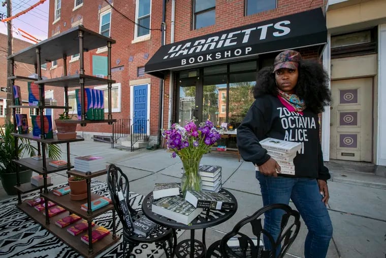 Jeannine Cook owner of Harriett's Bookshop in Fishtown received racist emails. Several Black-owned businesses in the city received racist and threatening emails.