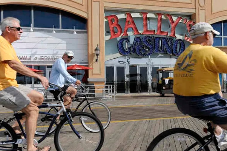 Bikers riding on the Boardwalk. Lawmakers, executives, and union and business leaders attended Friday's hearing atthe convention center. &quot;We are in a race here to save Atlantic City,&quot; Assemblyman John Burzichelli (D., Gloucester) said.