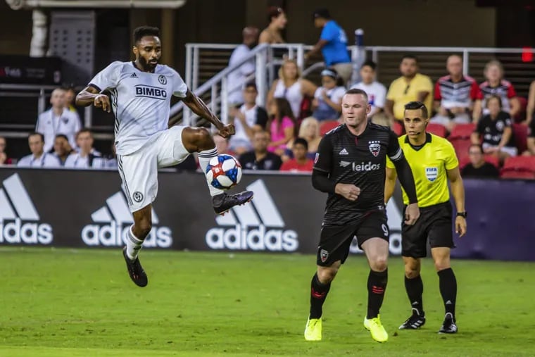 Union midfielder Warren Creavalle (left) is one of only two players on the team with experience at winning MLS playoff games.