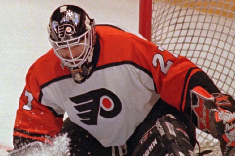 Goalie Ron Hextall was a big part of the Flyers success in the 1980s.