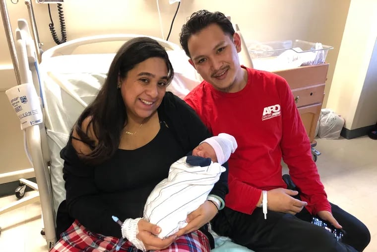 Ayden Le was born at 2 a.m. at Abington Hospital-Jefferson Health to Aileen Pena and Andy Le of Northeast Philadelphia.
