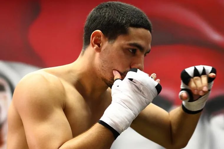 Philadelphia boxer Danny Garcia. (Luke Rafferty/Staff Photographer)