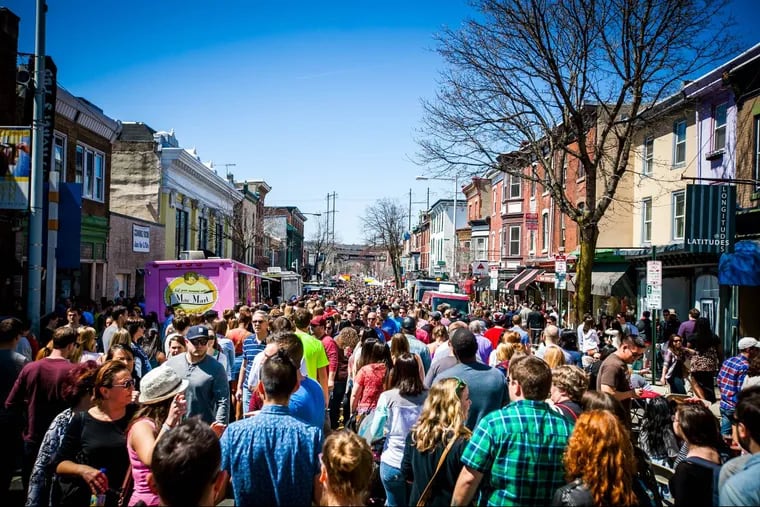The Manayunk StrEAT Festival on April 15 kicks off the spring festival season in Philly.