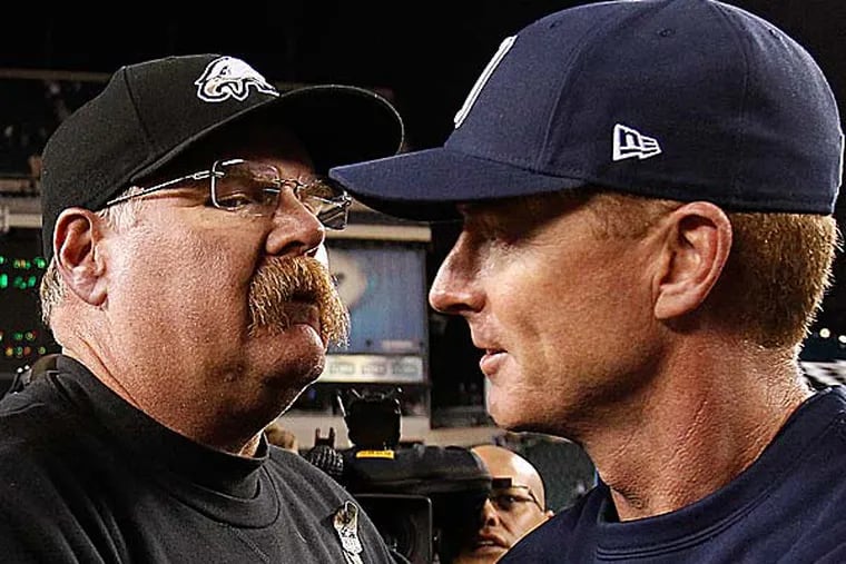 According to a report, Eagles head coach Andy Reid could be the next head coach of the Dallas Cowboys. (David Maialetti/Staff file photo)
