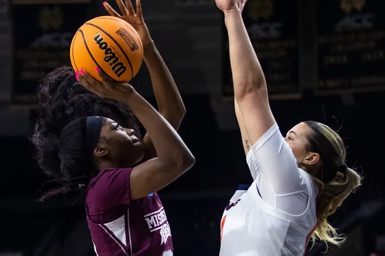 Denae Carter, left, was a consistent piece for Mississippi State averaging 4.2 points a game, shooting 48% from the field.