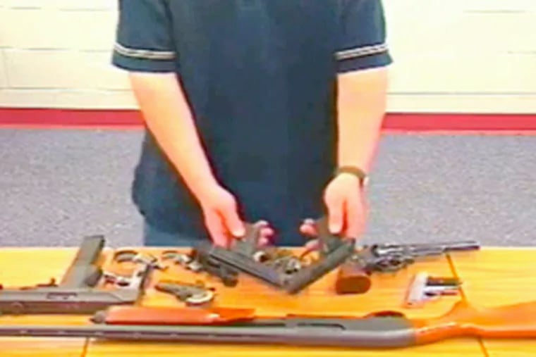 This video of a young man pulling 12 guns of increasing size from his pants has led schools to mandate uniforms.
