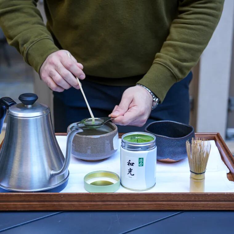 Mary Cassatt Tea Room offers speciality teas like matcha, a type of Japanese green tea.