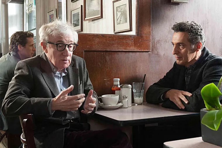 Woody Allen (left) and John Turturro collaborated on the film &quot;Fading Gigolo,&quot; in which both star and which Turturro directed. (Millennium Entertainment)
