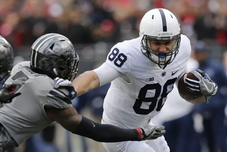 “This is football,” says Penn State tight end Mike Gesicki. “It’s going to be physical. It’s going to be mentally demanding.”