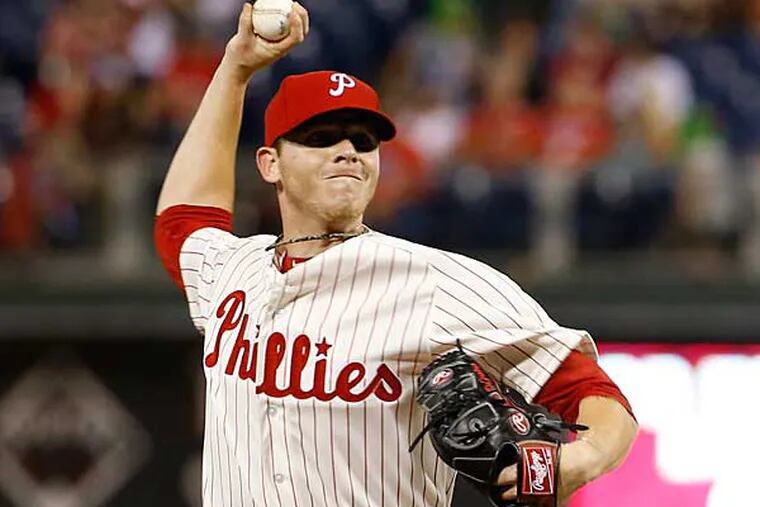 Phillies pitcher Justin De Fratus. (Matt Slocum/AP)