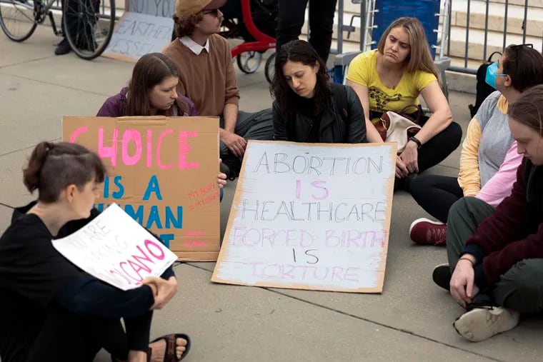Pro-choice activists demonstrated in front of the U.S. Supreme Court in May.