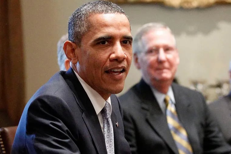 President Obama and Kentucky Sen. Mitch McConnell in 2011.
