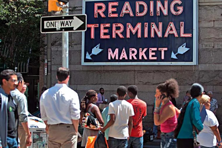 If heaven is a place on Earth , it might be a little something like Center City's Reading Terminal Market.