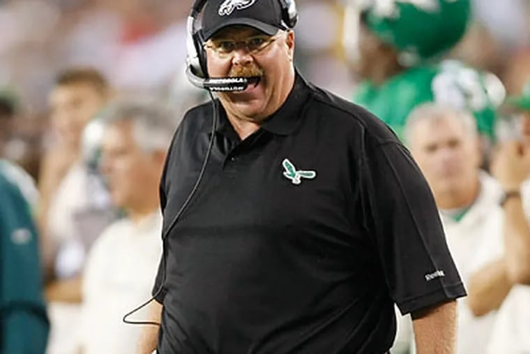"If I'm the bad guy, I'm OK with that," Eagles coach Andy Reid said earlier this week. (Michael S. Wirtz/Staff file photo)