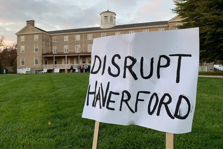 A student-led strike at Haverford College in 2020 sought better conditions for students of color.