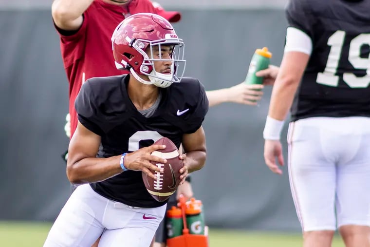 Bryce Young takes over as Alabama's quarterback.