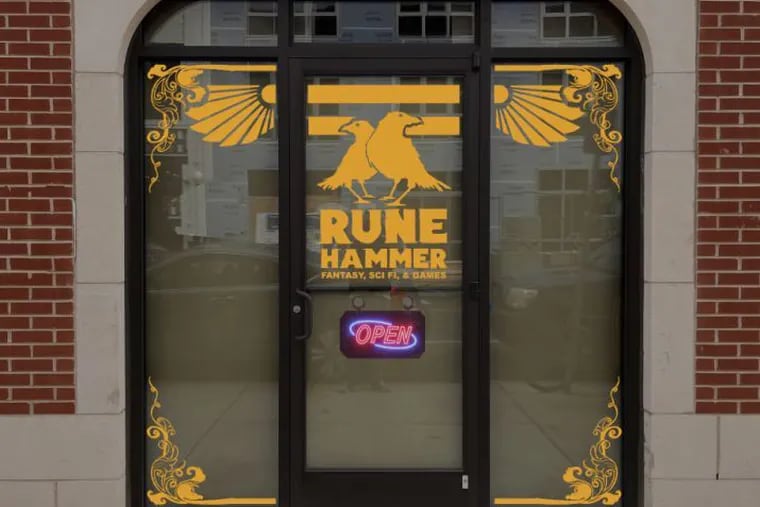Runehammer, set to open in May, will carry role-playing and war-gaming books and supplies, as well as fantasy and sci-fi books, and offer workshops.