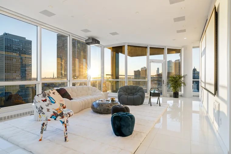 Joel Embiid's condo for sale was listed in December. The 3,549-square-foot apartment is one of only 10 units in the building at 101 Walnut St. in Society Hill.