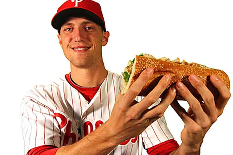 Hunter Pence has a hoagie roll endorsement deal with Liscio’s Bakery.