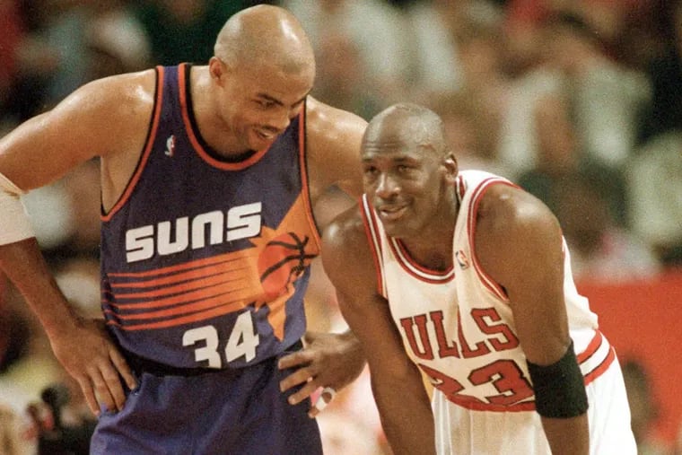 Charles Barkley (left) and Michael Jordan are members of the greatest NBA draft class of the last 40 years.
