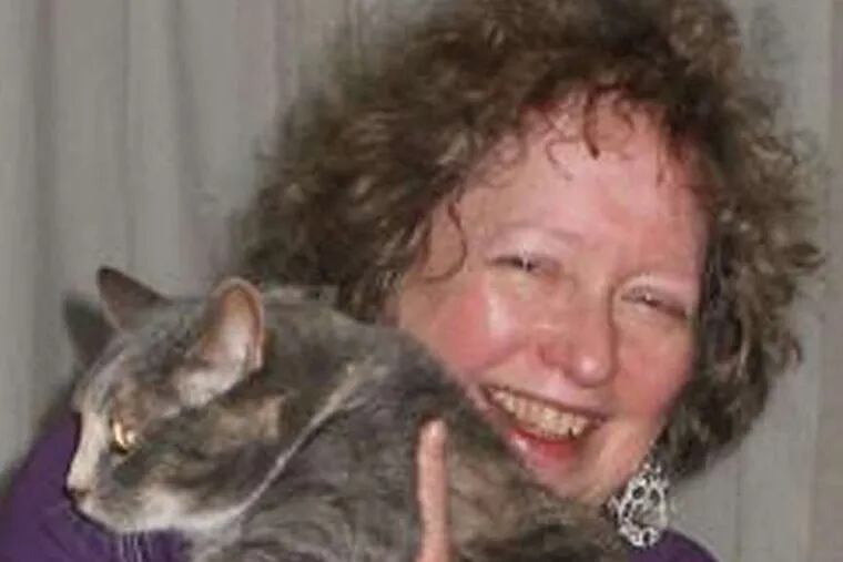 Henrika Kuklick and her cat, Alice.