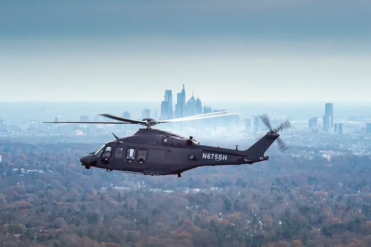 At Boeing's Ridley Park helicopter plant, workers are arming Grey Wolf helicopters assembled at Leonardo's Northeast Philadelphia plant for use by the U.S. Air Force.