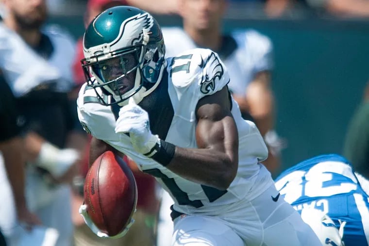 Eagles rookie wide receiver Nelson Agholor.