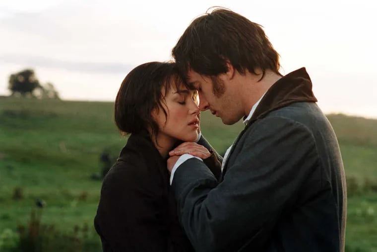 Keira Knightley and Matthew Macfadyen in &quot;Pride &amp; Prejudice,&quot; based on the novel by Jane Austen.