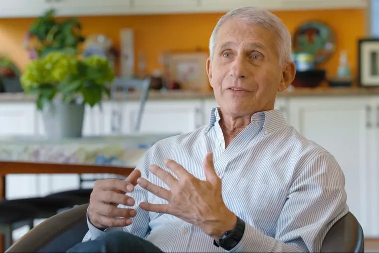 Anthony Fauci in a scene from the PBS documentary “American Masters: Dr. Tony Fauci." Fauci has laid out a road map for how to approach chronic fatigue syndrome, a symptom of long COVID. (Topspin Content/Room 608/American Masters Pictures/PBS via AP)
