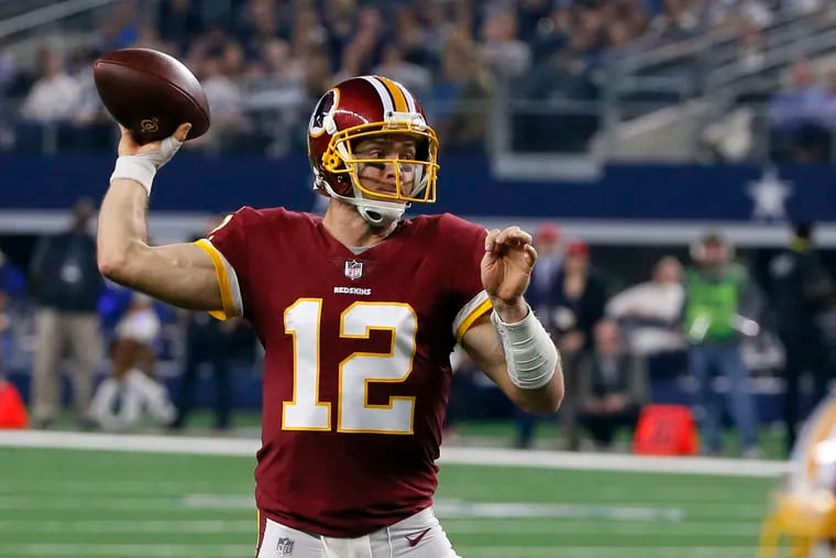 Unluckily for the Redskins, their playoff future rests on Colt McCoy's arm.