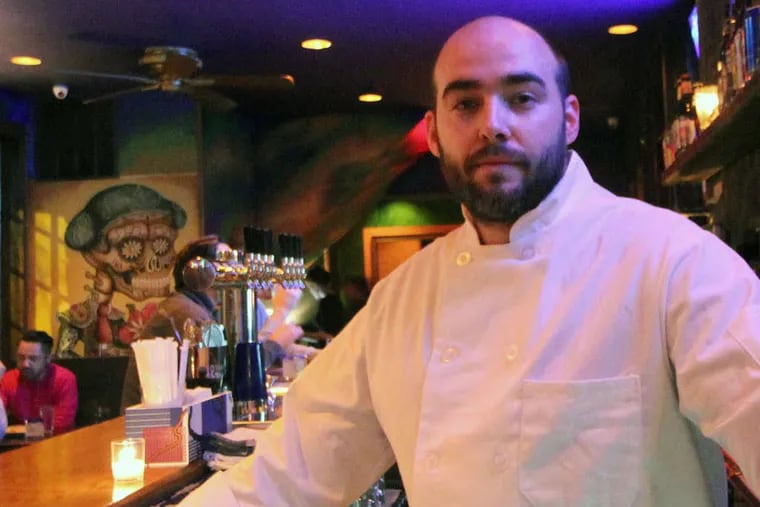 Chef/co-owner Joseph Scull at Los Camaradas, 918 S. 22nd St. (Michael Klein / Philly.com)