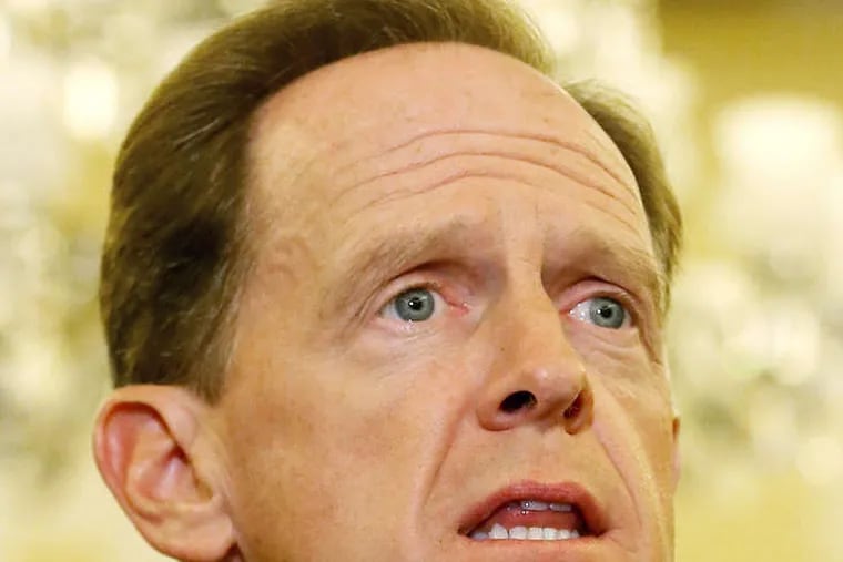 Sen. Pat Toomey says he is not delaying Luis Felipe Restrepo's nomination to the federal appeals bench.