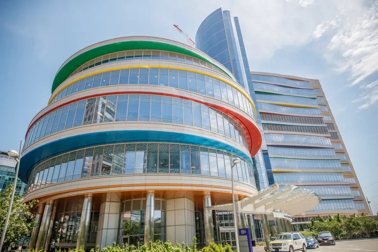 Children's Hospital of Philadelphia's Buerger Center for Advanced Pediatric Care on the Raymond G. Perelman Campus.  CHOP now is building an in-patient hospital in King of Prussia.