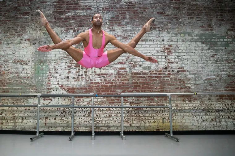 Philadelphia Ballet principal dancer Jermel Johnson is known for his extreme flexibilty and his powerful jumps. He is retiring in the spring after 19 years with the company.