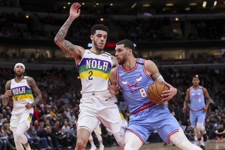 Lonzo Ball (2) was involved in the first reported deal during 2021 NBA free agency period.