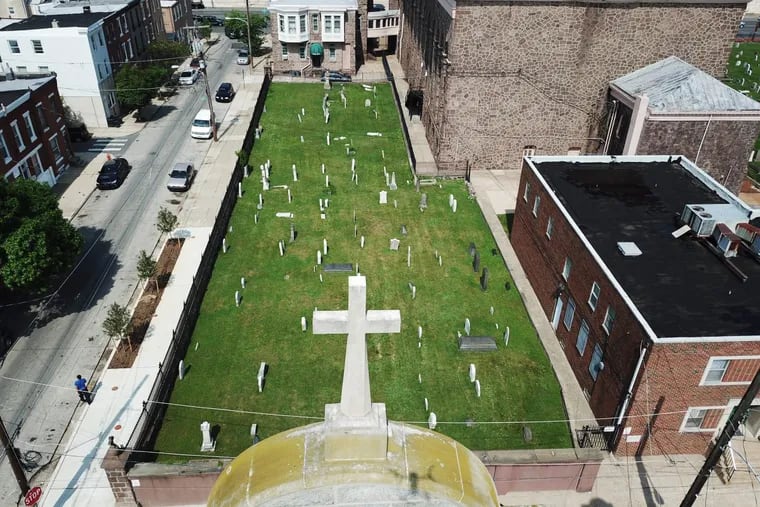 The unmarked grave of Philip Duffy, of Duffy’s Cut infamy, the spot where 57 Irish immigrants were buried in a mass grave in 1832 outside Philly, was recently uncovered at St. Anne’s Parish cemetery in Port Richmond. A tombstone will be placed for Duffy at St. Anne’s during a dedication ceremony Saturday.
