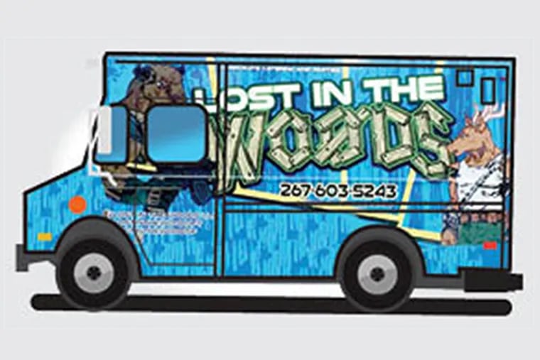 Lost in the Woods food truck. (Graphic by Amy Raudenbush)