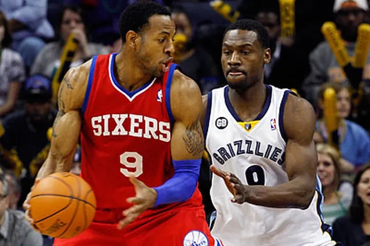 Only three 76ers players scored in double figures in Tuesday night's loss to the Grizzlies. (Alan Spearman/AP)