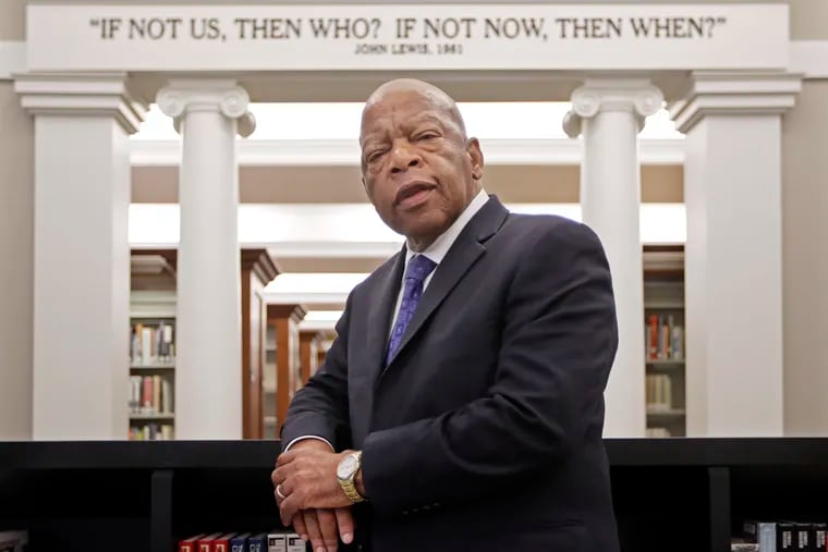 Rep. John Lewis (D., Ga.) in the Civil Rights Room in the Nashville Public Library in November 2016. Lewis passed away on July 17, 2020.