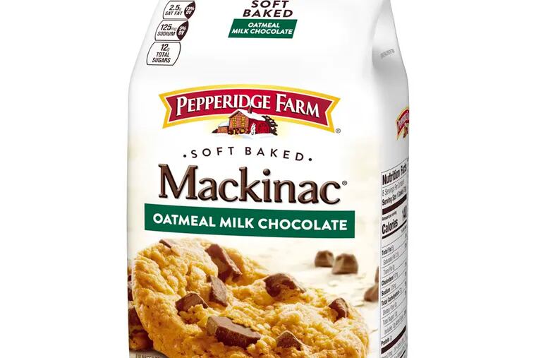 Mackinac Oatmeal Chocolate cookies. (Pepperidge Farm/TNS)